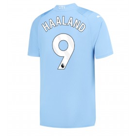Manchester City Erling Haaland #9 Hemmakläder 2023-24 Kortärmad